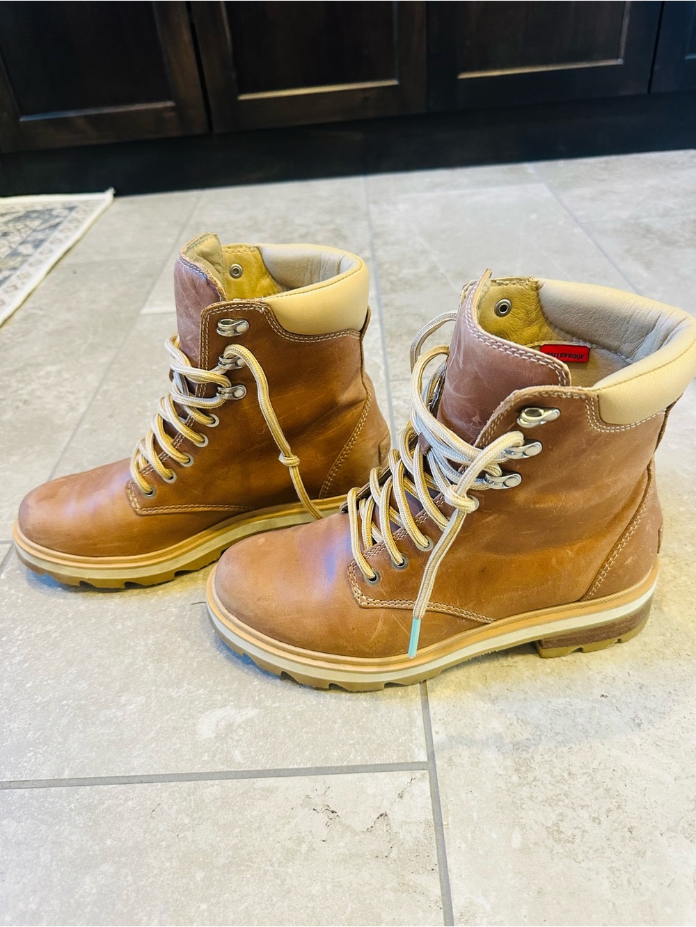 Sorel Ceramic/Canoe Women’s Lenox Waterproof Boots - Picture 4 of 7